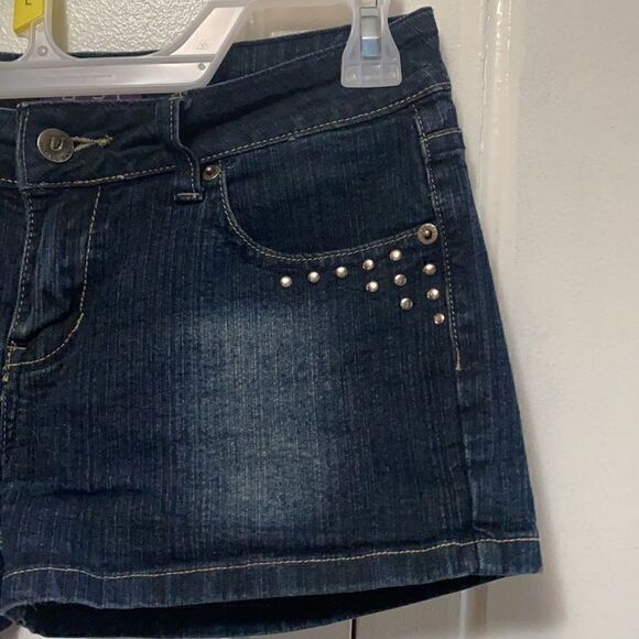 U-51 Jean Shorts Dark Wash size 5/6 - Picture 2 of 9
